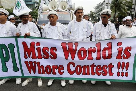 religious fury alters miss world in indonesia cnn