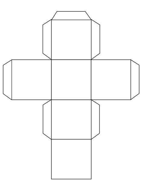 cube template    templates pinterest cubes squares