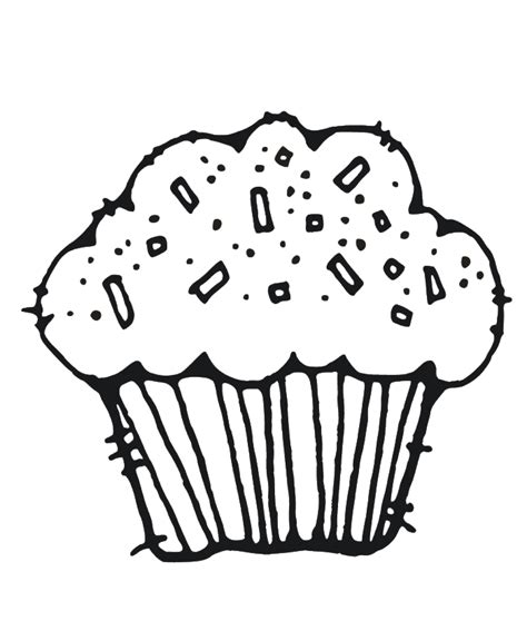 cupcake coloring page coloring home