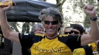 belgian stefaan engels completes record  marathon bbc news
