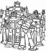 Coloring Transformer Pages Team Coloringbay sketch template