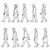 Walking Drawing Line Getdrawings Man sketch template
