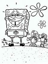Pages Spongebob Coloring Printable Cartoons sketch template