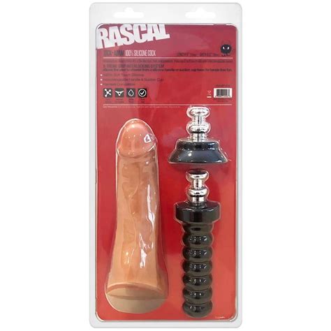 rascal adam killian 8 silicone dildo with silicone handle and suction cup base sex toys
