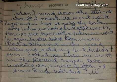 miss norma s diary december 28 1961 we had to go by the barber