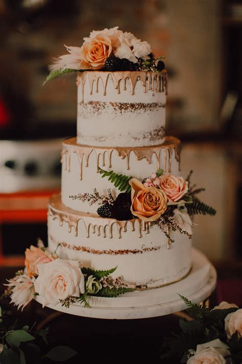36 naked wedding cakes for stylish celebrations uk