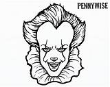 Pennywise Clown Clowns Coloriage Payaso Bettercoloring Colorier Whitesbelfast Adult Coloringhome Coloringfolder sketch template