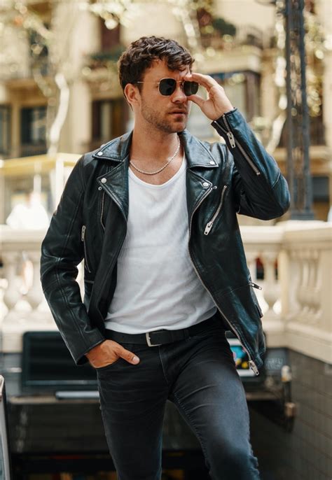 leather jacket styles  men