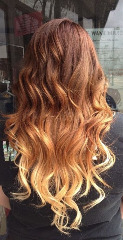 pretty brown  blonde ombre hair  waves  women hairstyles weekly