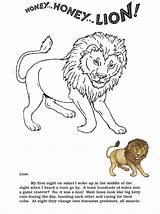 Lion Honey Coloring Janbrett Pages Jan Click Subscription Downloads sketch template