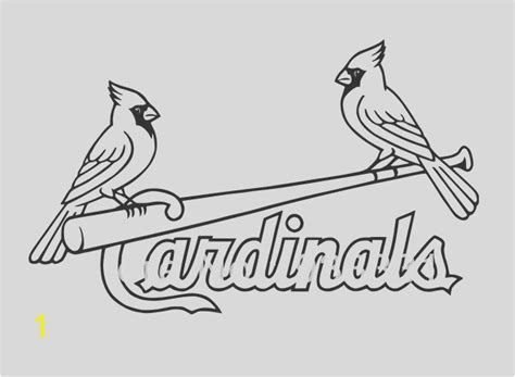 st louis cardinals fredbird coloring page divyajananiorg