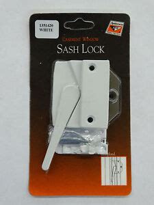 andersen casement window sash lock  lh  keeper  screws white  ebay