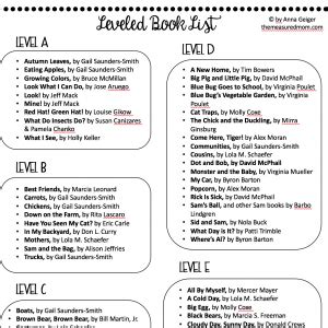 printable leveled book list book lists leveled books alphabet book