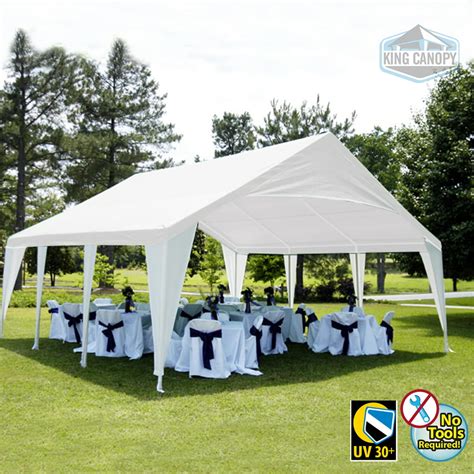 king canopy event tent   white cover walmartcom walmartcom