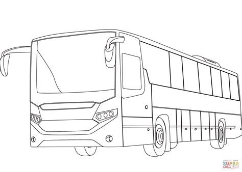 bus coloring page  printable coloring pages