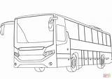 Coloring Bus Pages Printable Buses Drawing Paper Categories sketch template