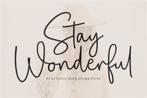 stay wonderful font  situjuh creative fabrica