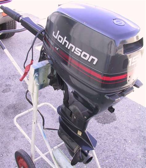evinrude johnson  hp  stroke outboard  sale boat motor  sale