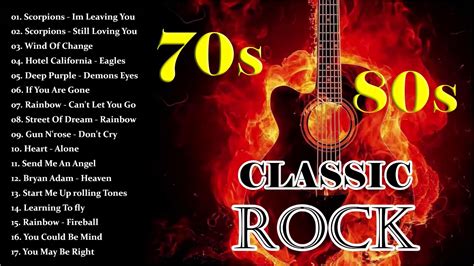 classic rock top songs of 60s 70s 80s best classic rock