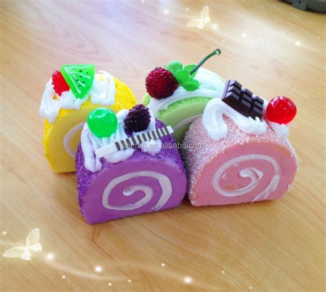 refrigerator fridge magnet fake faux food cake roll dessert sweetsyiwu sanqi craft factory