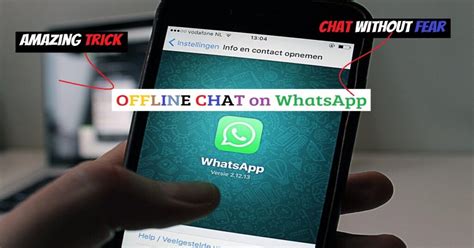 how to chat offline on whatsapp disappearing online status