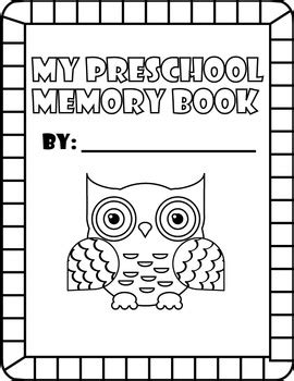 preschool  pre  memory book  primary painters tpt