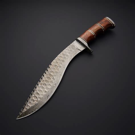 damascus kukri knife bk black forge knives touch  modern