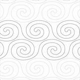 Swirls Cinnamon Pantograph Pantographs sketch template