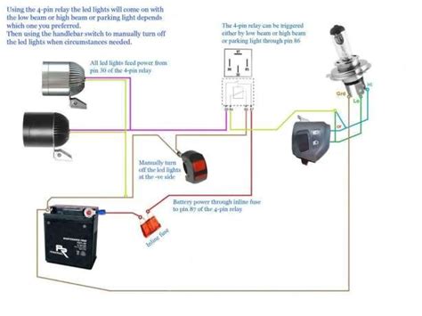 led headlight wiring diagram diagraminfo