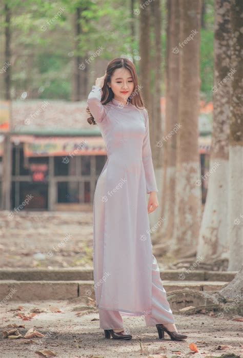 Premium Photo Beautiful Girl In Ao Dai Viet Nam
