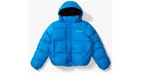 daily paper synthetic navan puffer jacket  blue  men lyst