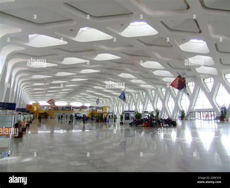 airport  marrakech morocco stock photo alamy