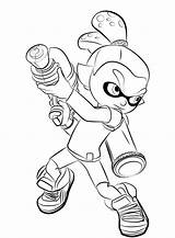 Splatoon Inkling Coloring Pages Draw Boy Drawing Male Step Drawingtutorials101 Learn Printable Tutorials Splatoons Color Sketch Bestcoloringpagesforkids Para Colorear Template sketch template