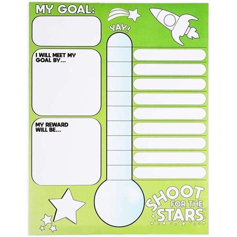 goal thermometer trackers  classrooms  pack