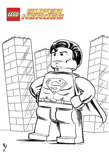 superman lego printable coloring page superhero coloring pages