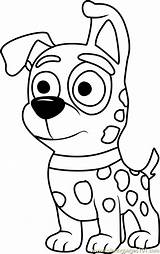 Pound Puppies Coloring Patches Pages Coloringpages101 Color Online sketch template