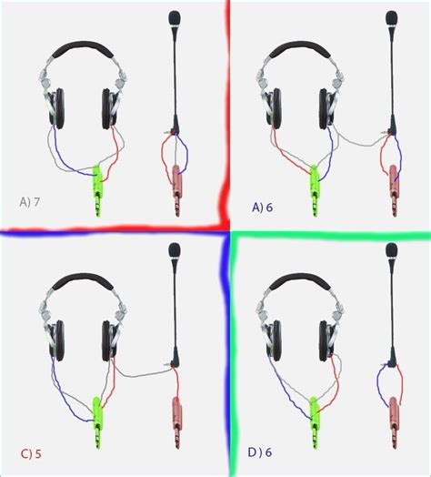 mic wiring color code