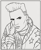 Coloring Pages Book Rap Vanilla Ice Tumblr Bun Elvis Activity Hop Hip Books Jumbo Drawing Presley Sheets Adult Drawings sketch template