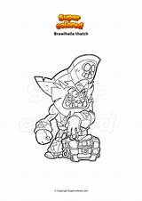 Brawlhalla Thatch Supercolored Orion sketch template