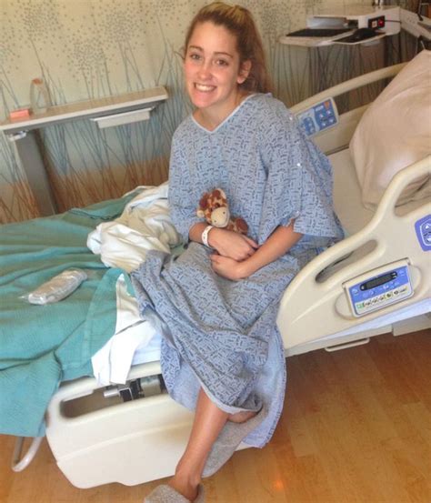 inspirational teenager has hysterectomy after finding out her pregnant