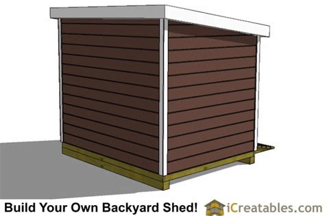 lean  shed plans storage shed plans icreatablescom