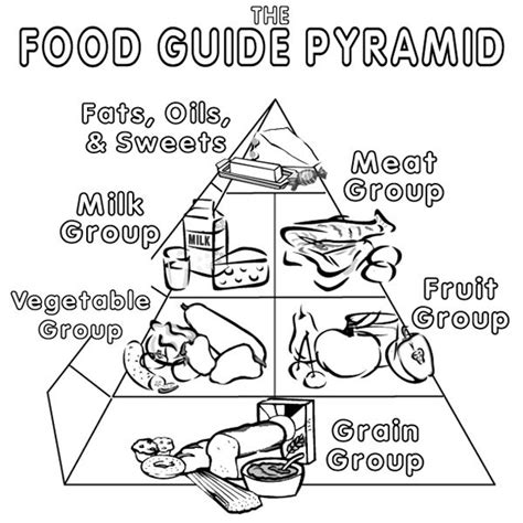 food guide pyramid coloring pages food coloring pages food
