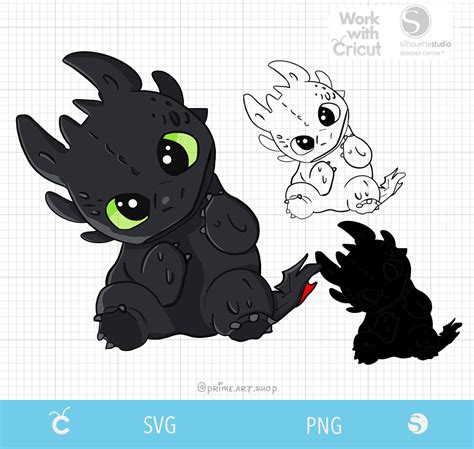 cute dragon toothless svg   train dragon svg inspire uplift