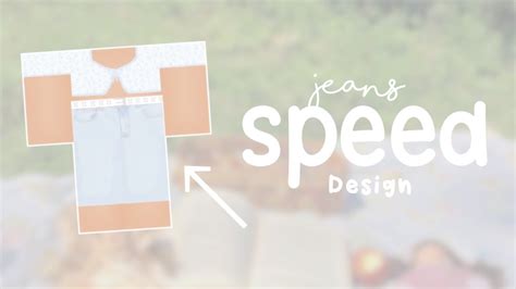 tutorial roblox speed design     jeans  belt youtube