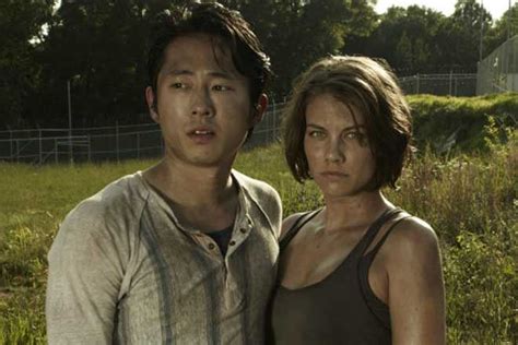 The Walking Dead S Glenn And Maggie Reunited And It Looks