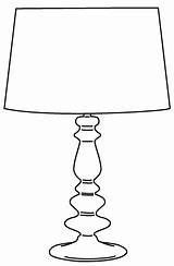 Lamp Coloring Table Stamps Digital Pages Lamps Digi Part Printables Color Kids Colouring Silhouettes Dessin Cameo Accessoires Tables Lampe Choose sketch template