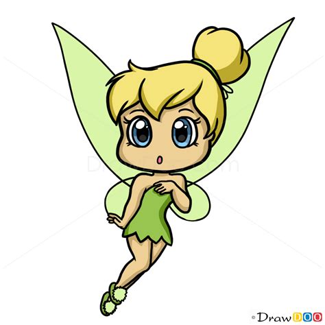 tinkerbell drawing fairies characters step  step drawing