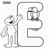 Coloring Elmo Pages Alphabet Letter Popular sketch template
