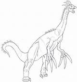 Therizinosaurus Coloring Pages Sketch Template sketch template