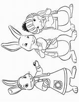 Peter Rabbit Coloring Pages Lily Benjamin Print Colouring Nick Jr Konijn Tail Cotton Crafts Kids Van Board Sketch Getdrawings Lilies sketch template